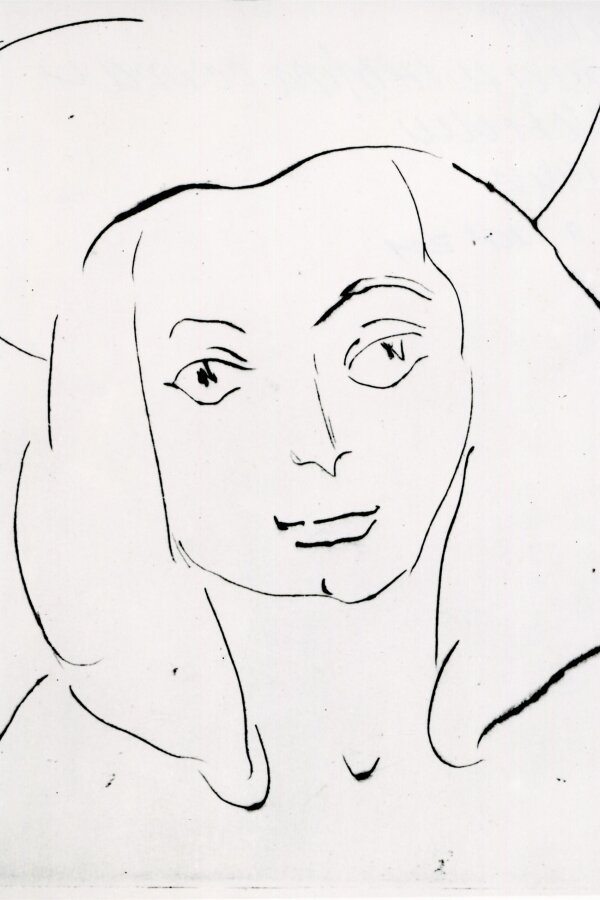 Eugen Nevan, Žena se světlýma očima v klobouku, 1944